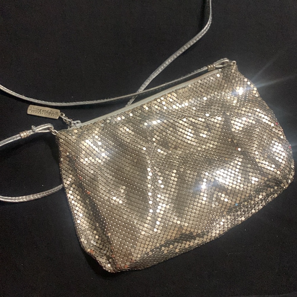 Whiting & Davis Silver Metal Mesh bag w/ strap BRAND NEW CONDITION